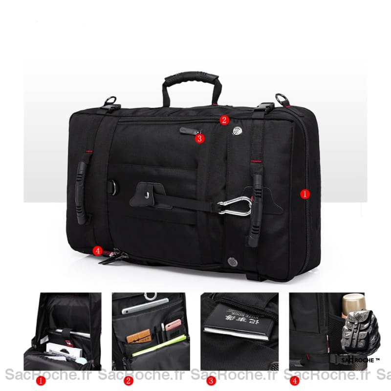 Sac À Dos Voyage Spacieux Homme