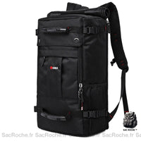 Sac à dos voyage spacieux - modèle Noir / 40L - Sac Roche ™