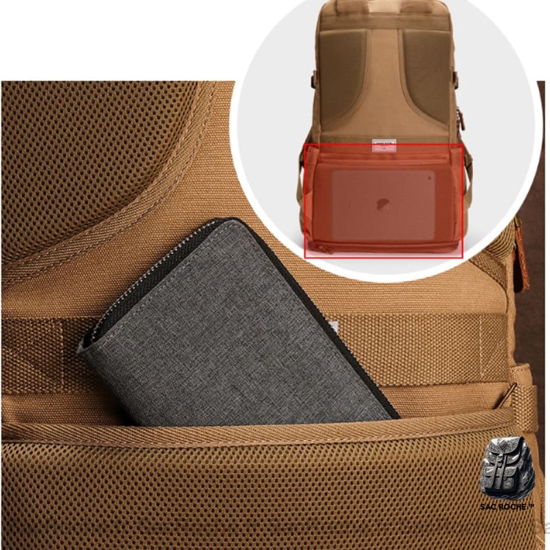 Sac À Dos Voyage Toile Militaire Homme