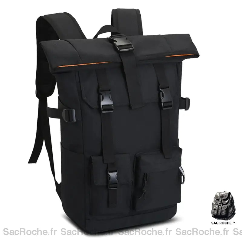 Sac À Dos Voyage Vintage Noir Sac De