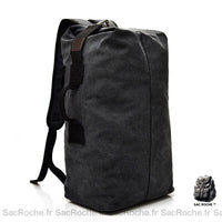 Sac à dos voyage vintage - modèle Noir / M - Sac Roche ™
