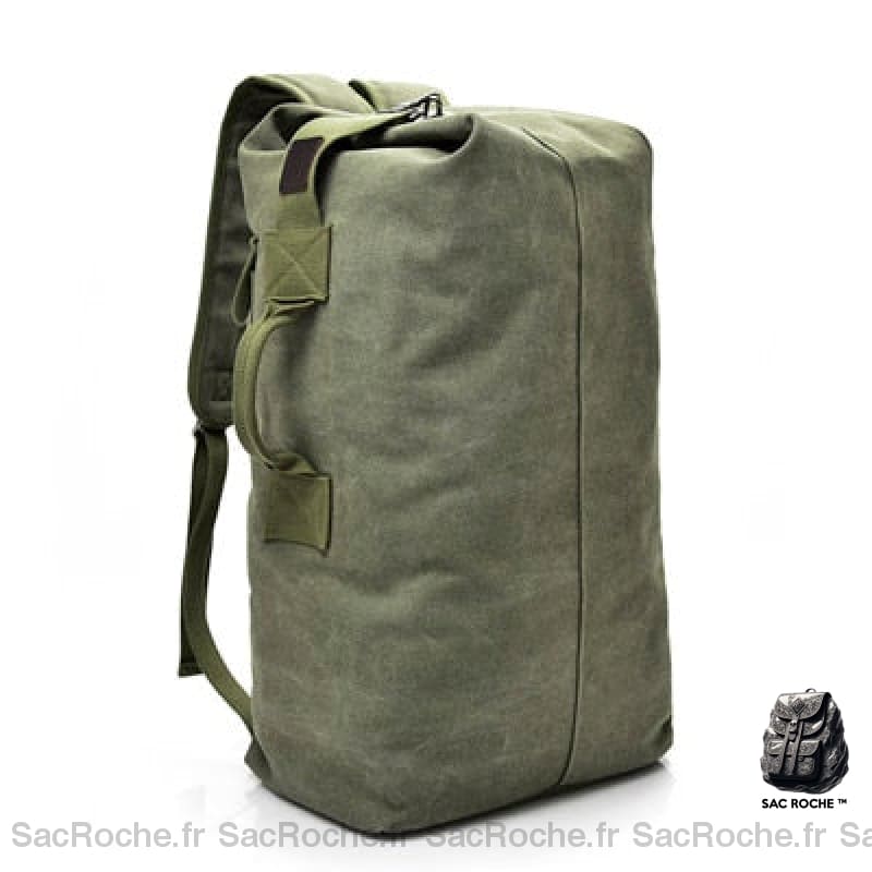 Sac à dos vintage de voyage - Vert, L - Sac de marin Sac