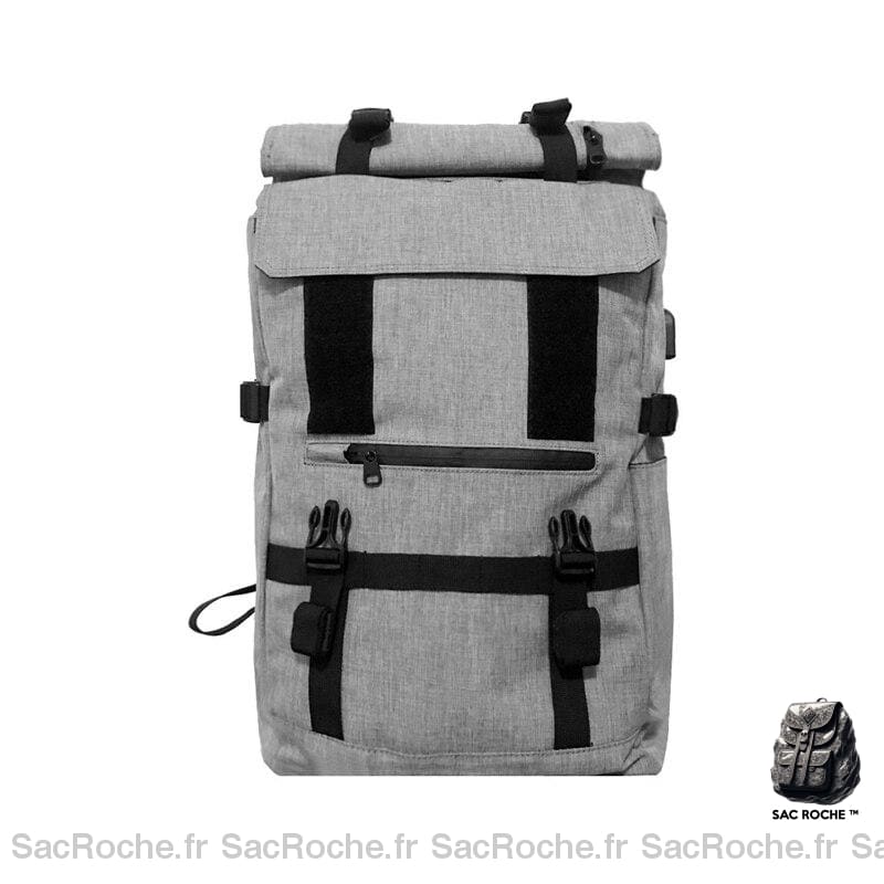Sac à dos de voyage avec chargeur USB - Gris - Sac à dos Sac à dos pour ordinateur portable