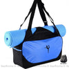 Sac à dos de Yoga multifonctions avec un tapis yoga bleue