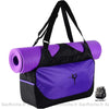 Sac à dos de Yoga multifonctions avec tapis yoga violet