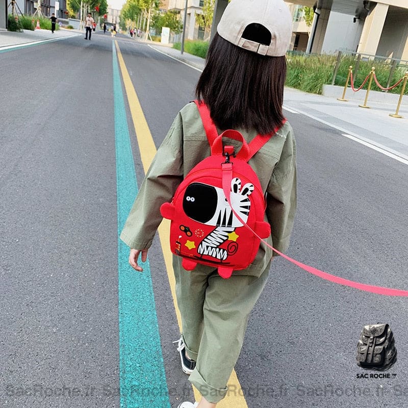 Sac À Dos Zèbre Coloré Maternelle Bébé