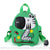 Sac à dos zèbre coloré maternelle - modèle Vert - Sac Roche ™
