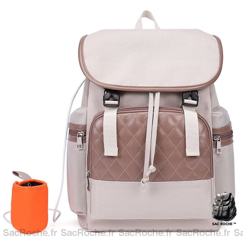Sac À Langer Avec Chauffe-Biberon Beige Langer