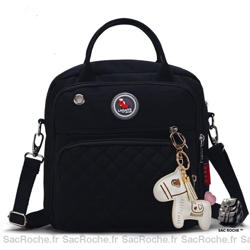 Sac à langer bébé élégant et imperméable - Noir - Couche Sac à langer