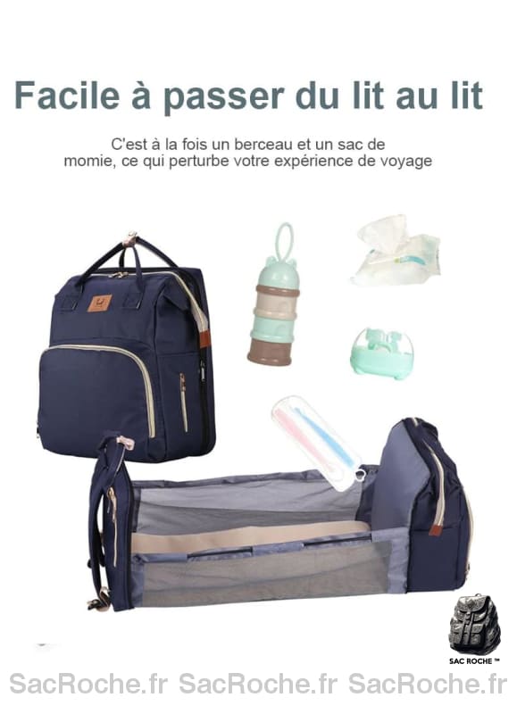 Sac À Langer Bébé Polyvalent Dos