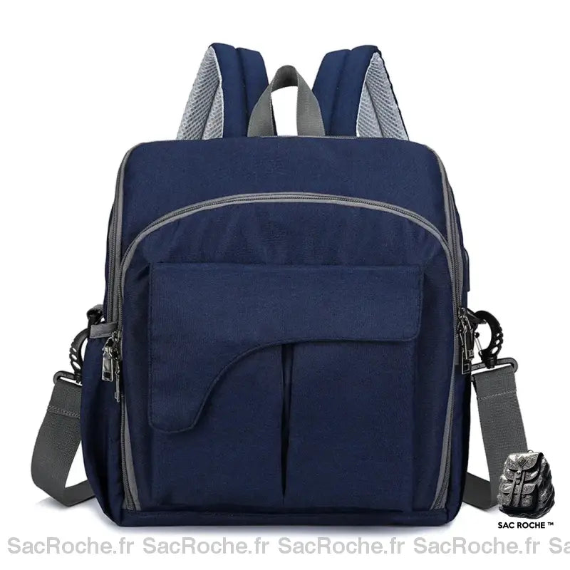 Sac À Langer Bébé Pratique Bleu Sac Dos