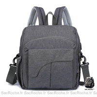 Sac à langer bébé pratique - modèle Gris - Sac Roche ™