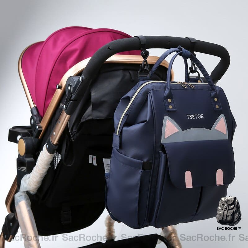 Sac À Langer Chat Élégant Dos Bébé