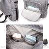 Sac À Langer Gris Pour Bébé Dos