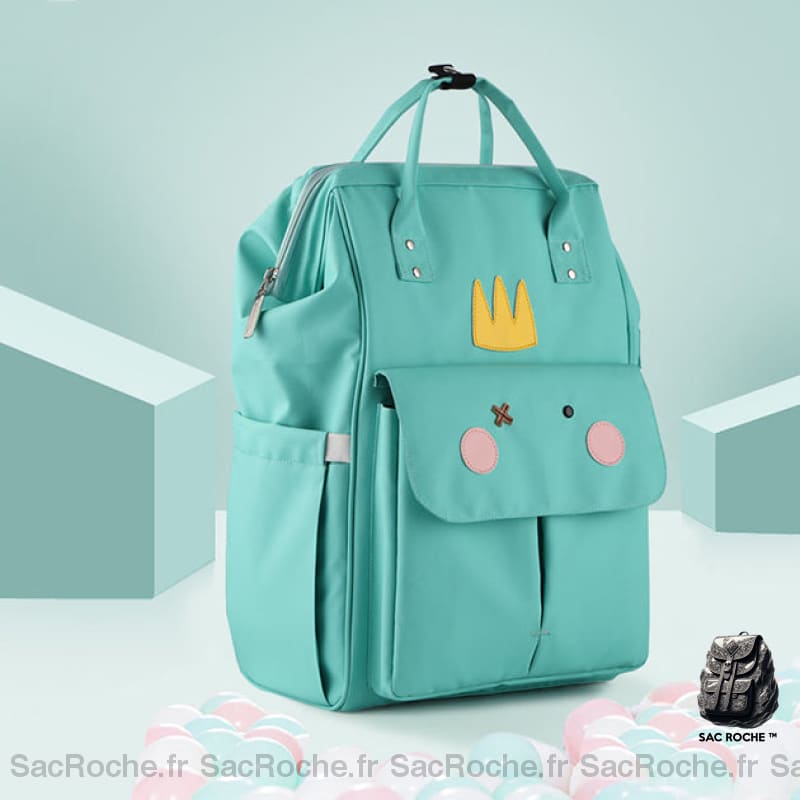 Sac À Langer Imperméable Animaux - Fonctionnel Vert Langer