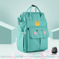 Sac à Langer Imperméable Animaux - Fonctionnel - modèle Vert - Sac Roche ™