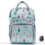 Sac à Langer Licorne - Poche Biberon - modèle Turquoise - Sac Roche ™