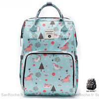 Sac À Langer Licorne - Poche Biberon Turquoise Langer