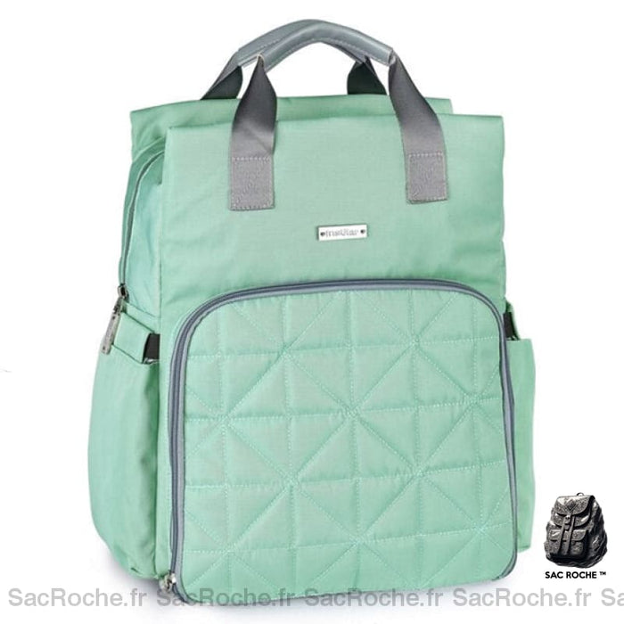 Sac À Langer Matelassé Pratique - Bretelles Amovibles Vert Langer