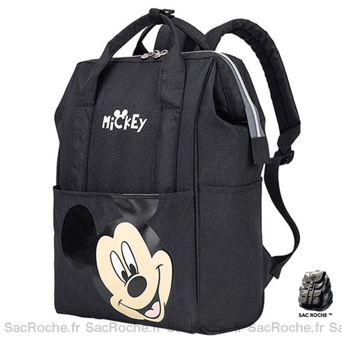 Sac À Langer Mickey - Noir/Rose Noir Langer