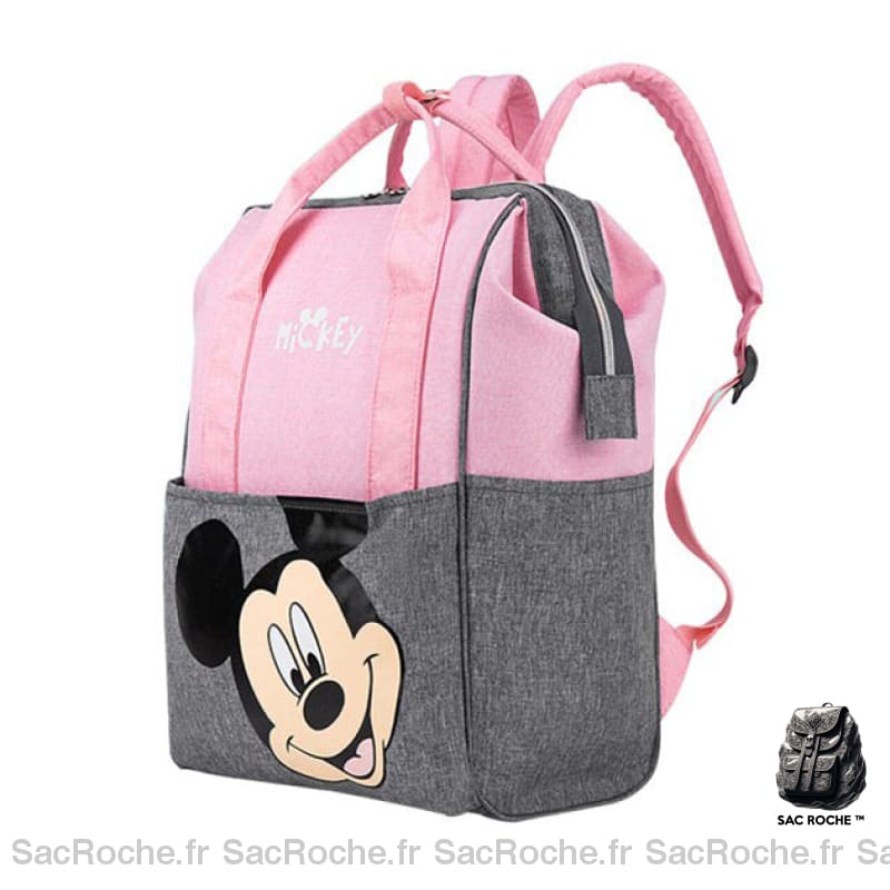 Sac À Langer Mickey - Noir/Rose Rose Langer