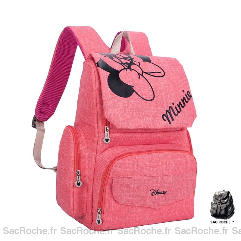 Sac à langer bébé motif Minnie - Rose - Couche Minnie Mouse