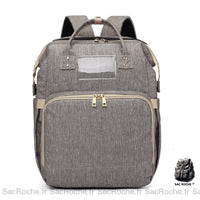 Sac à Langer Polyvalent - Couchage Bébé - modèle Gris - Sac Roche ™