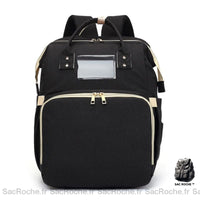 Sac à Langer Polyvalent - Couchage Bébé - modèle Noir - Sac Roche ™