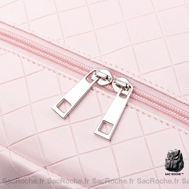 Sac À Langer Rose Carreaux Maman Dos Bébé