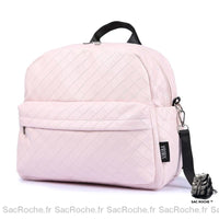 Sac à langer rose carreaux maman - Sac Roche ™