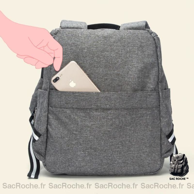 Sac À Langer Usb Multifonction Dos Femme