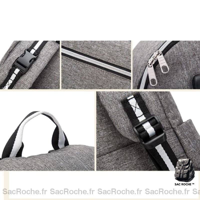 Sac À Langer Usb Multifonction Dos Femme
