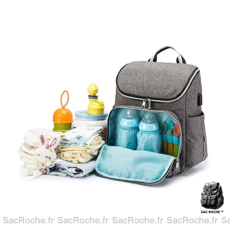 Sac À Langer Usb Multifonction Dos Femme