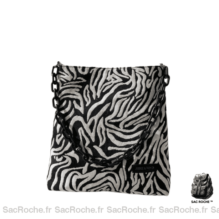Sac À Main Ado Cours Imprimé Zèbre Pour Les
