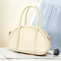 Sac à Main Anses Larges Chic Tendance - modèle Blanc - Sac Roche ™