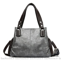 Sac à main bandoulière mini - modèle Gris - Sac Roche ™