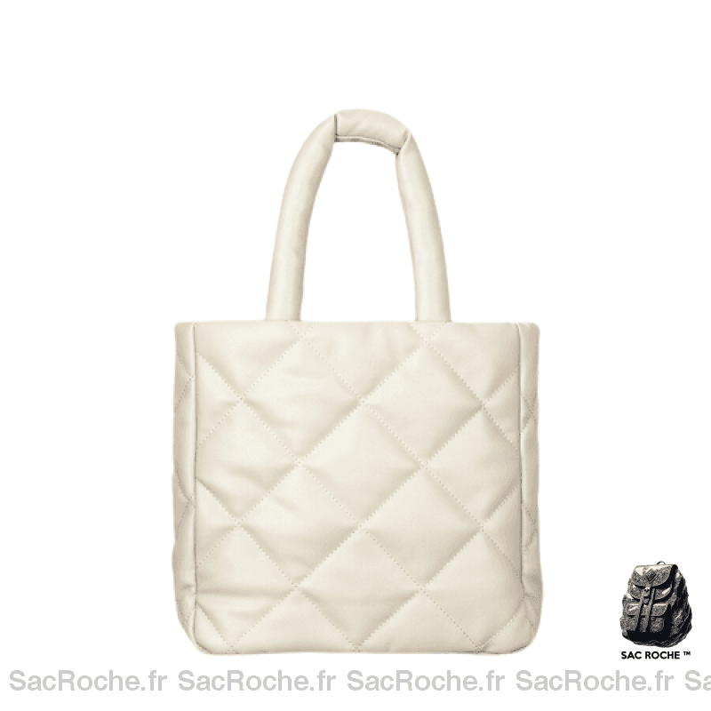 Sac À Main Blanc Femme Grand Blanc / 32X28X8Cm Main Femme