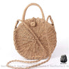 Sac À Main Bohème En Paille Tissée Fait Sac Femme