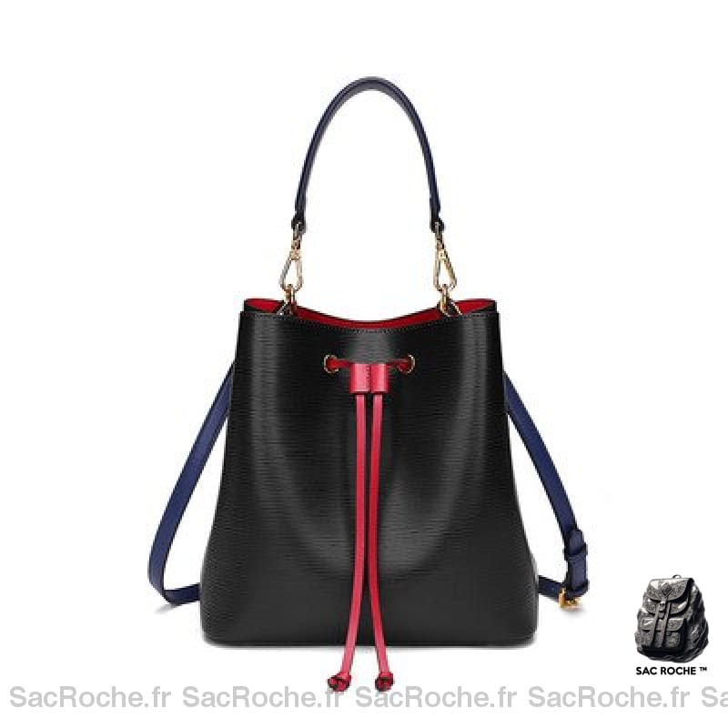 Sac À Main Bourse Cuir Noir Femme Noir / M Main Femme