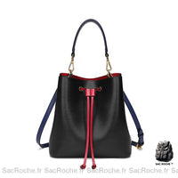 Sac à main bourse cuir noir femme - Sac Roche ™
