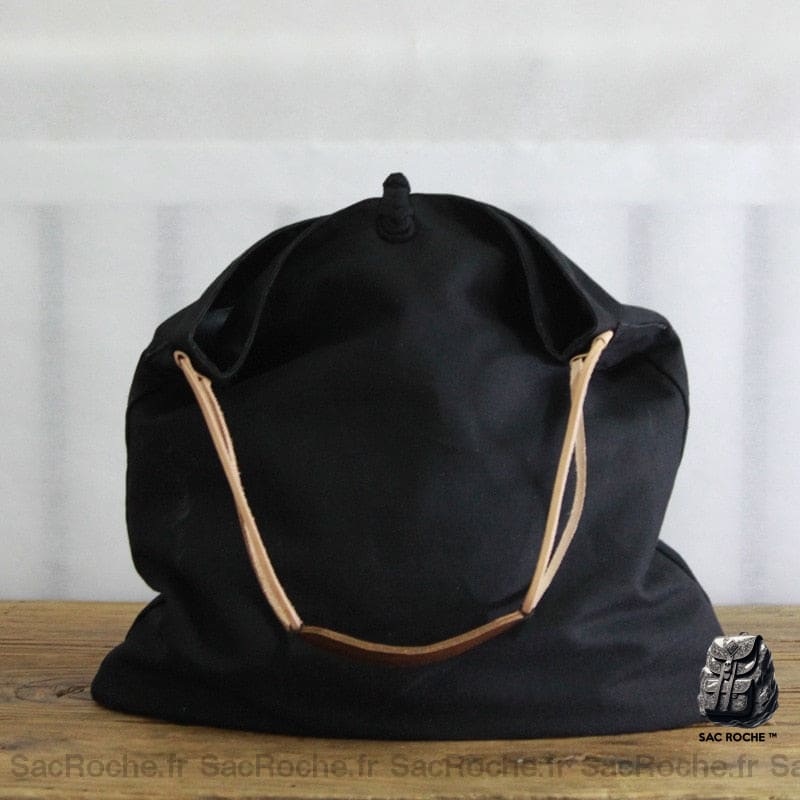 Sac À Main Cabas Pour Les Cours Noir