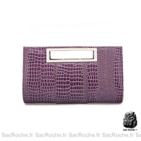 Sac À Main Cérémonie Femme - modèle Violet - Sac Roche ™