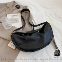 Sac à main cours femme - modèle Noir - Sac Roche ™