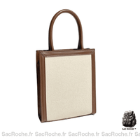 Sac à Main Cours Mode Femme - modèle Café - Sac Roche ™