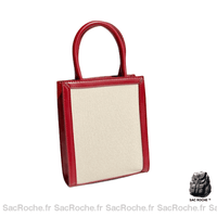 Sac à Main Cours Mode Femme - modèle Rouge - Sac Roche ™