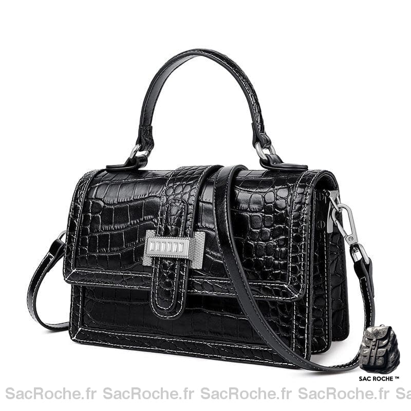 Sac À Main Croco Femme Noir Main Femme