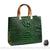 Sac à main croco femme - modèle Vert foncé - Sac Roche ™
