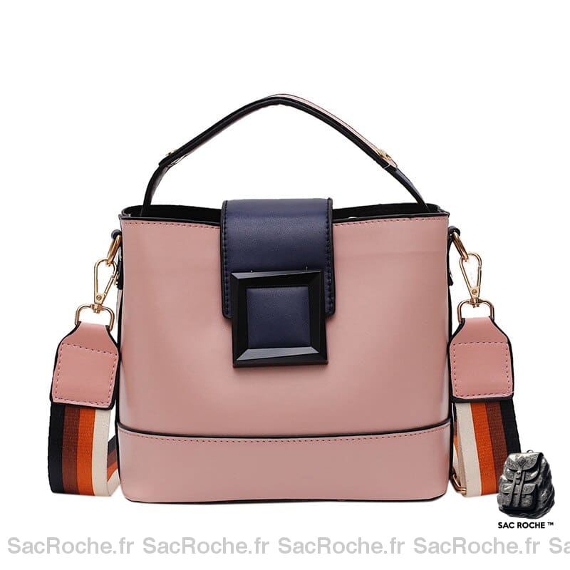 Sac À Main Cuir Bandoulière Petit Rose Main Femme