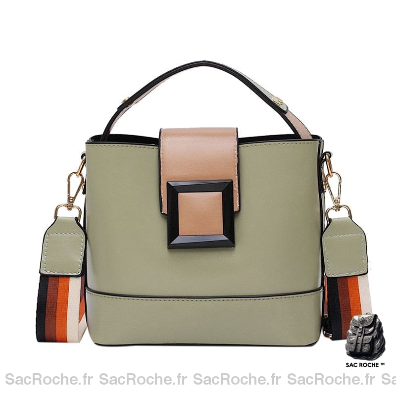 Sac À Main Cuir Bandoulière Petit Vert Main Femme