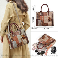 Sac à main cuir coloré original femme - modèle 2 - Sac Roche ™